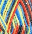 Countrywide Opals 8ply DK 50g Acrylic Colour 25 Multi Lollipop