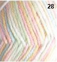 Countrywide Opals 8ply DK 50g Acrylic Colour 28 Pastels Multi