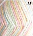 Countrywide Opals Multi 8ply DK 50g Acrylic Colour 28 Sherbet