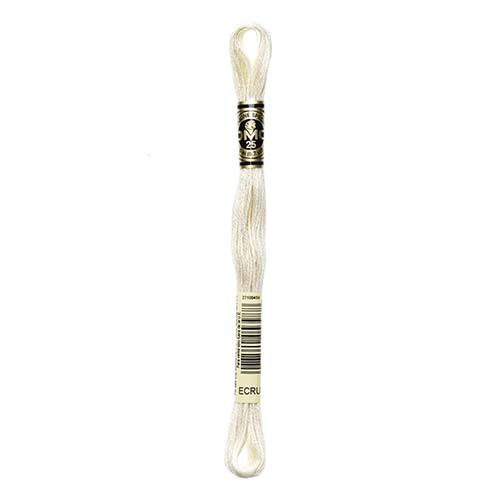 DMC Stranded Cotton Pearl Skein 8m Colour Ecru