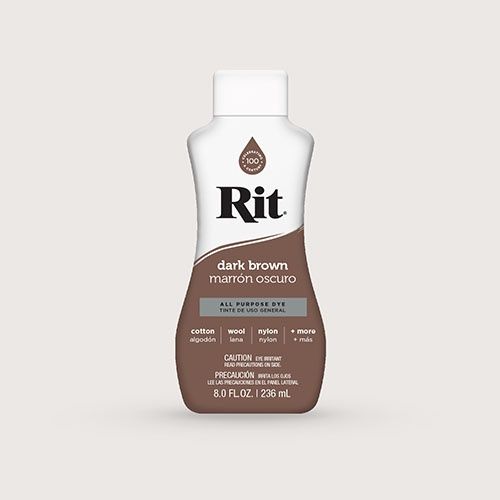 Rit All Purpose Liquid Dye Colour Dark Brown 226mls