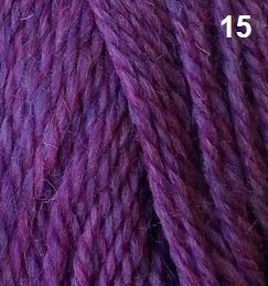 Aran Knit 10 Ply Colour 15 Pink/Purple Melange
