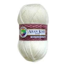 Aran Knit 10 Ply Colour 10 Cream