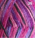 Countrywide Opals Multi 8ply DK 50g Acrylic Colour 26 Dawn