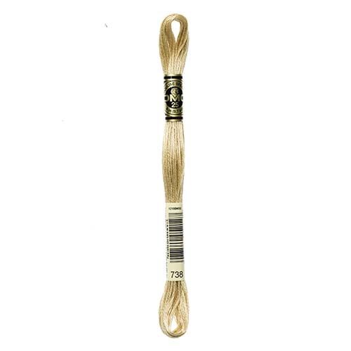 DMC Stranded Cotton Pearl Skein 8m Colour 738