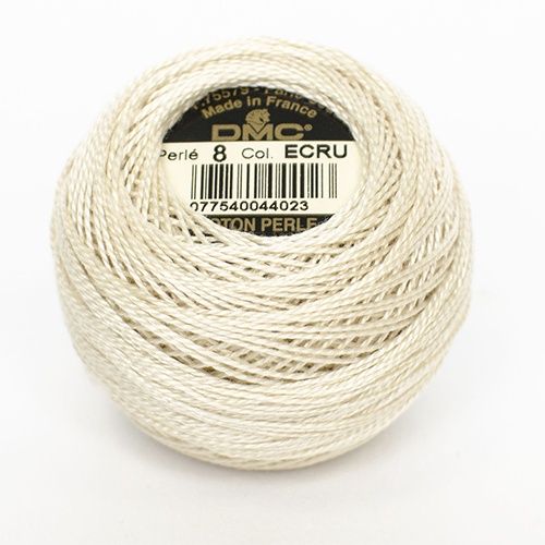 DMC Pearl 10g Size 8 Cotton Ball Colour ECRU