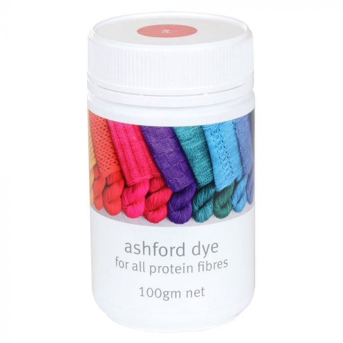 Ashford Dye All Protein Fibres - Red 10gm