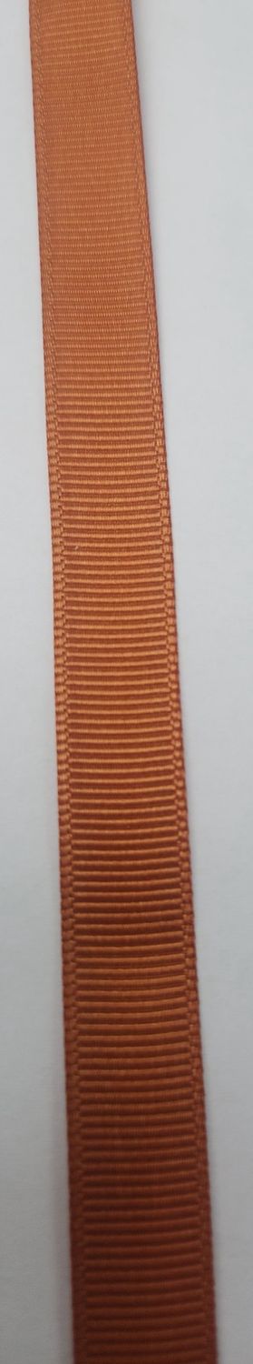Copper Grosgrain Ribbon 13mm Width, Price per metre