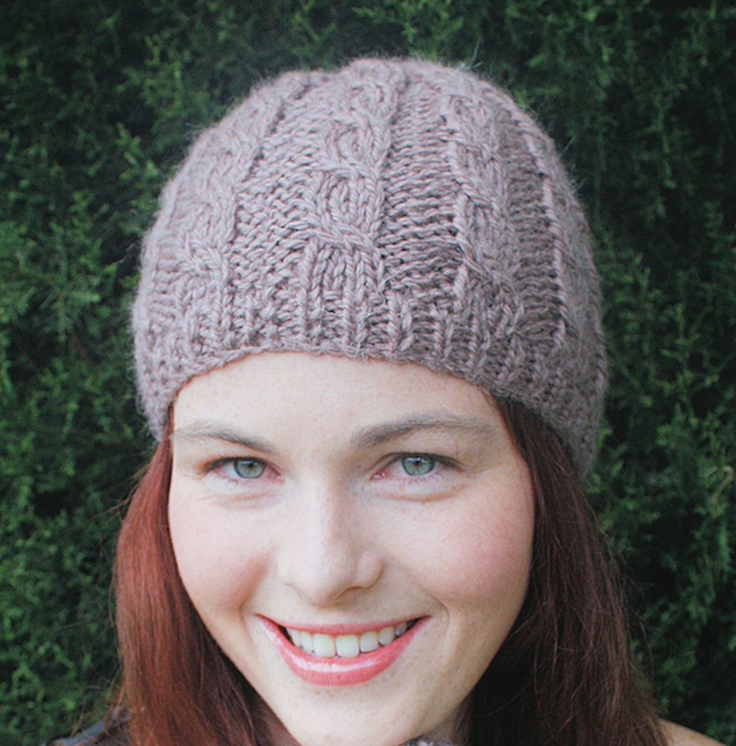 Extreme Handknits 12ply Pattern - Cable Beanie &amp; Mitts 2822