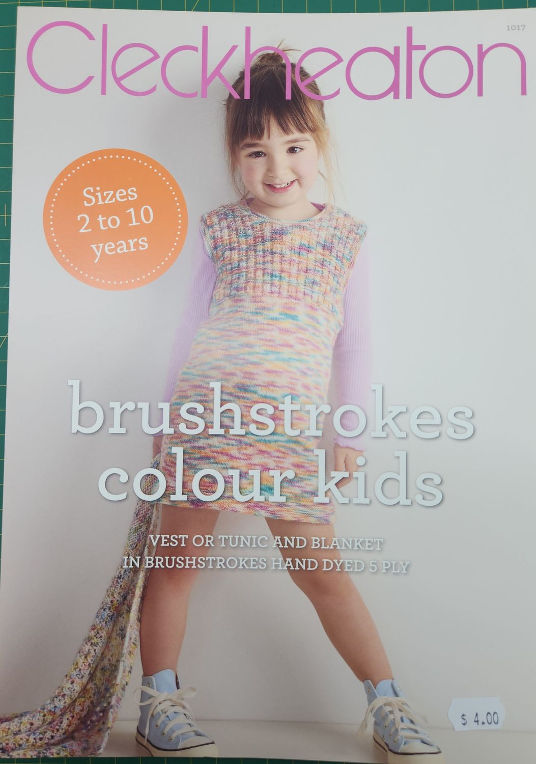 Cleckheaton Pattern Brushstrokes Colour Kids