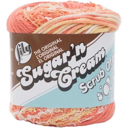 Lily Sugar n Cream Scrub Off Cotton Colour Papaya