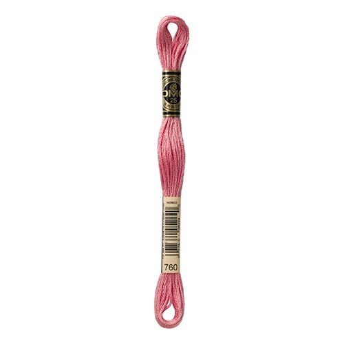 DMC Stranded Cotton Pearl Skein 8m Colour 760