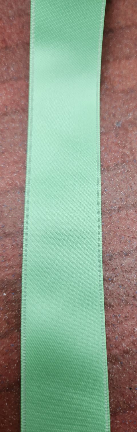 Apple Double Faced Satin Ribbon 25mm Width, Price per metre