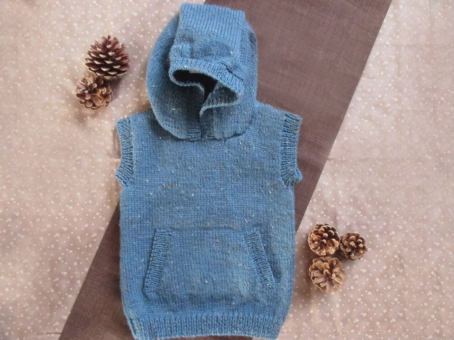 Extreme Handknits Pattern - Hoody Vest 8ply