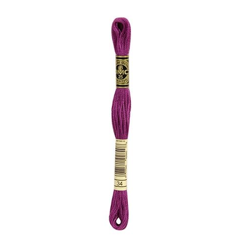 DMC Stranded Cotton Pearl Skein 8m Colour  34