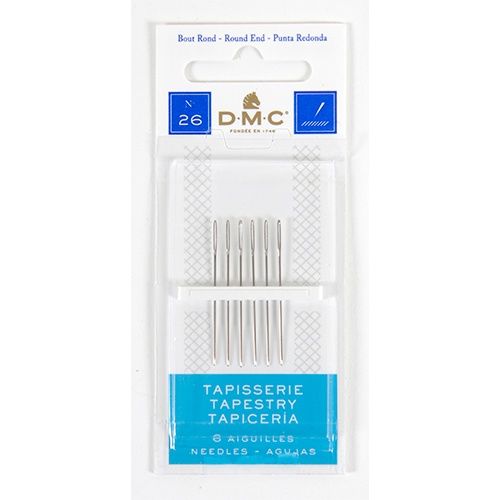 DMC Hand Sewing Tapestry Needle Size 26, 6 Pack