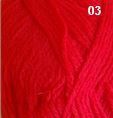 Countrywide Opals 8ply DK 50g Acrylic Colour 03 Berry Red