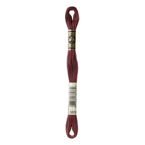 DMC Stranded Cotton Pearl Skein 8m Colour 3858