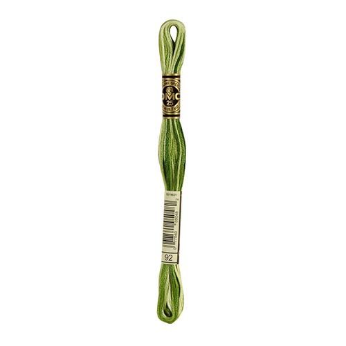 DMC Stranded Cotton Pearl Skein 8m Colour 92 Variegated Avocado