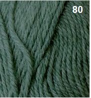 Countrywide Windsor 8ply 50g Wool Colour 80 Green Melange