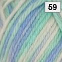 Countrywide Windsor 8ply 100m 50g - Colour Print 59 Pale Green Blue &amp; White