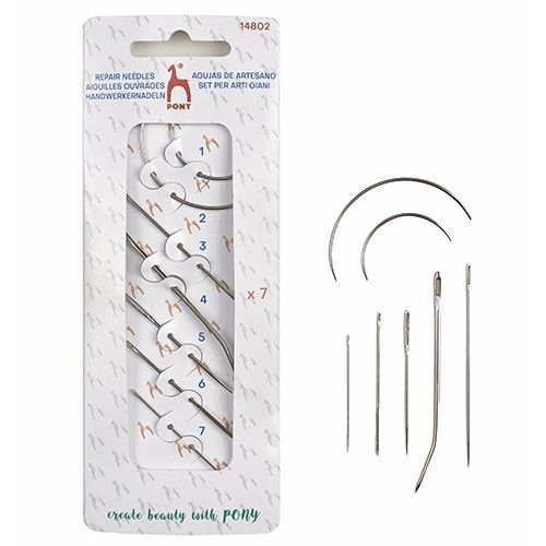 Pony Repair Kit - Contains assorted household repair needles