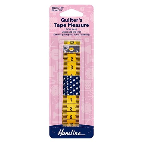 Hemline Quilters Tape Measure Extra Long