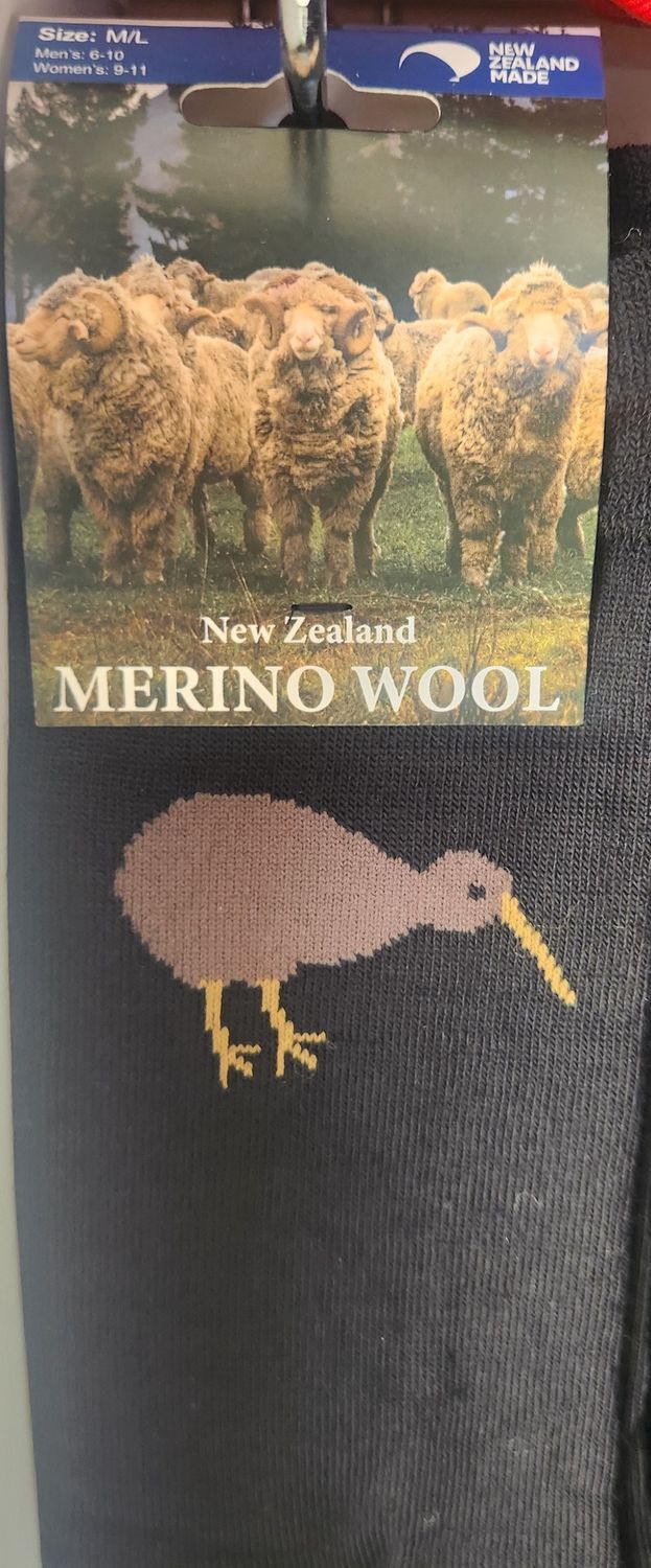 NZ Possum Merino Wool Kiwi Socks
