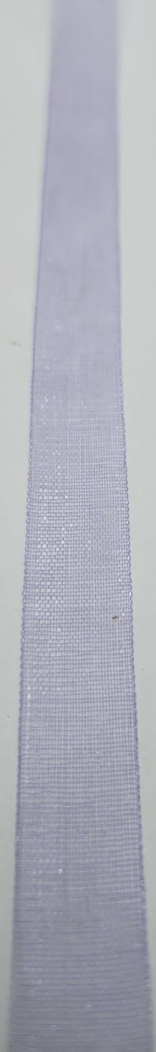 Lilac Organza Ribbon 11mm Width, Price per metre