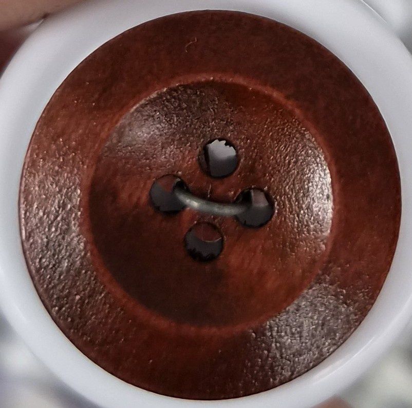 Naty Notions Brown 23mm Button