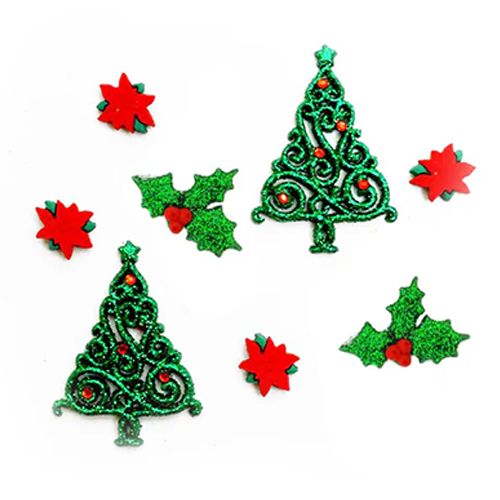 Creative Button Pack - Christmas Elegance