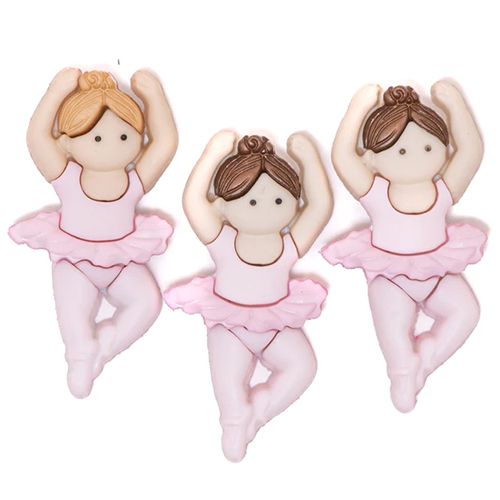 Creative Button Pack - Little Ballerinas