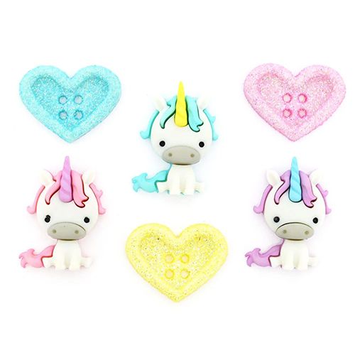 Creative Button Pack - Unicorn Love
