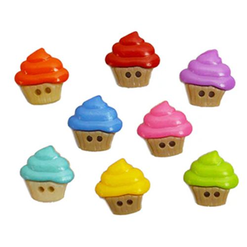 Creative Button Pack - Birthday Cupcakes