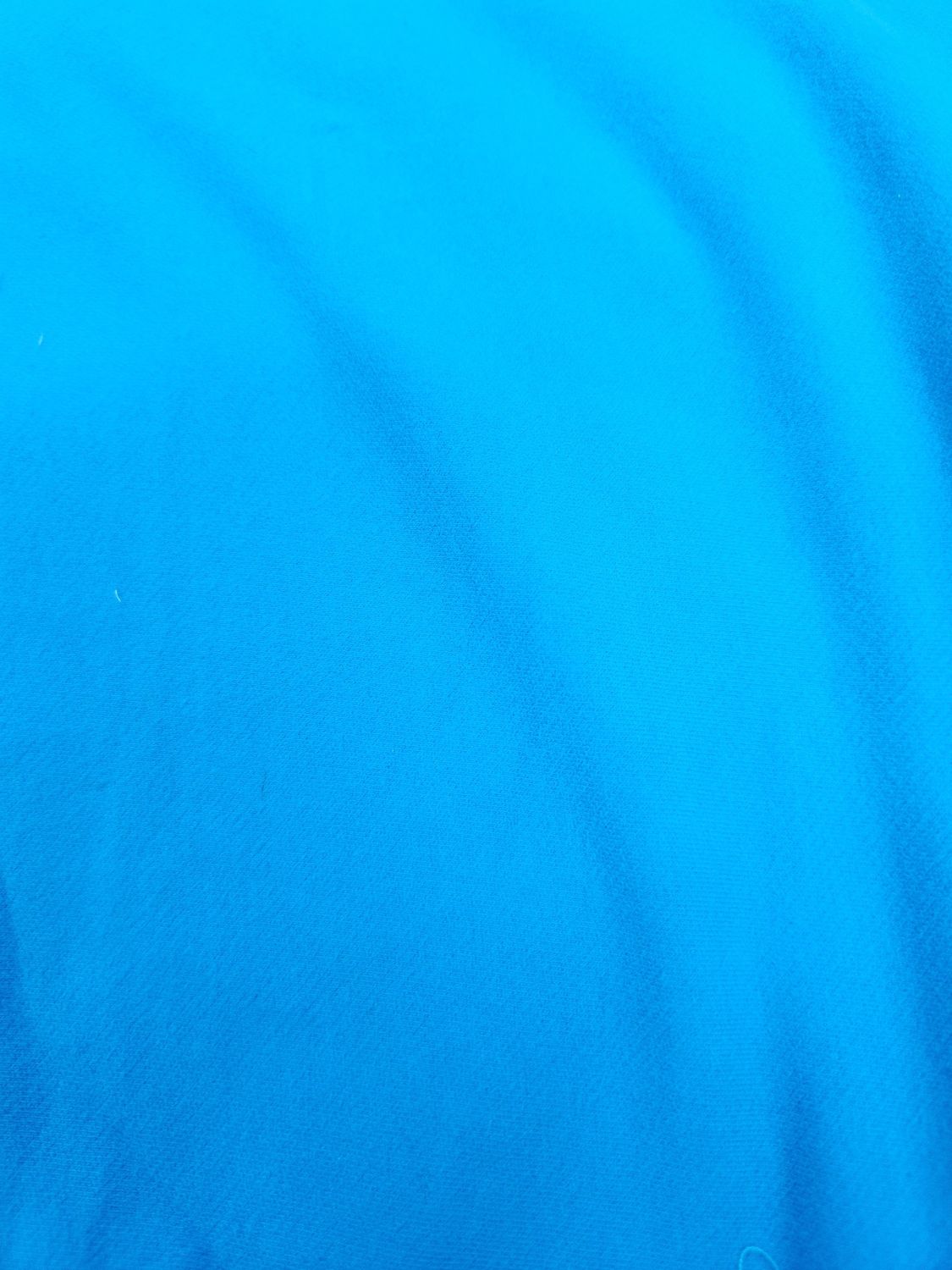 Cotton Sweatshirting Electic Blue - Remnant 1.8mtrs x 1.6mts wide TOTAL