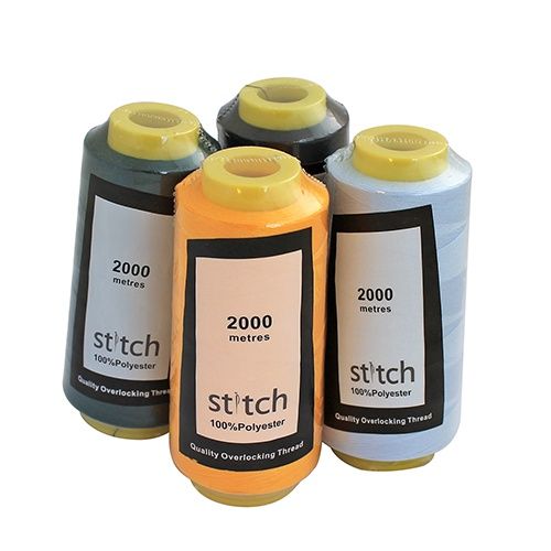 Stitch 2000mtrs Black Overlocker Thread