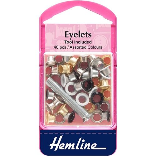 Eyelets Small x 40 Assorted