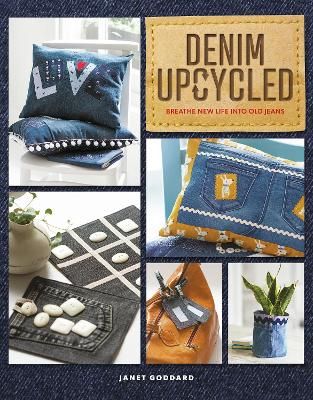 Denim Upcycled Book