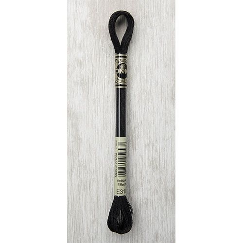 DMC Stranded Cotton Skein 8m Light Effects Colour  E310 Black