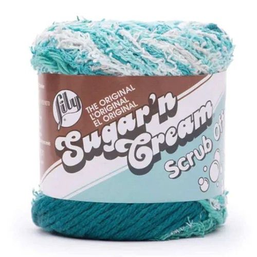 Lily Sugar and Cream Scrub Off 10ply Cotton Colour Deep Turquoise