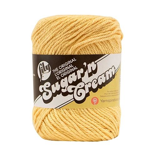 Lily Sugar n Cream 10ply Cotton Colour Country Yellow