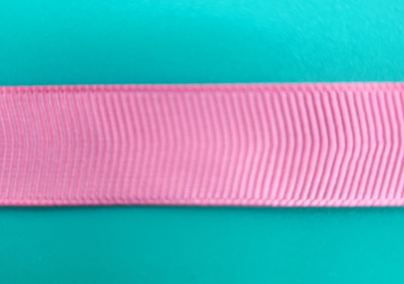 Fandango Pink Grosgrain Ribbon 15mm Width, Price per metre