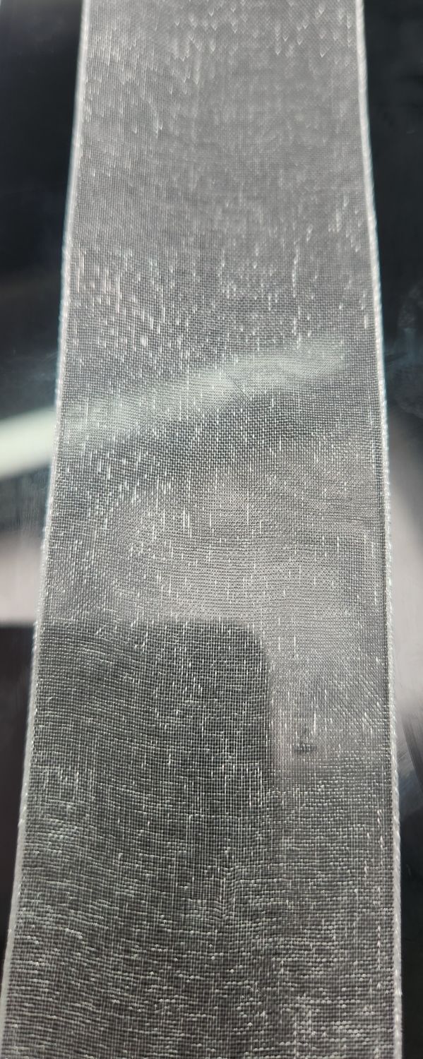 White Organza Ribbon 38mm Width, Price per metre