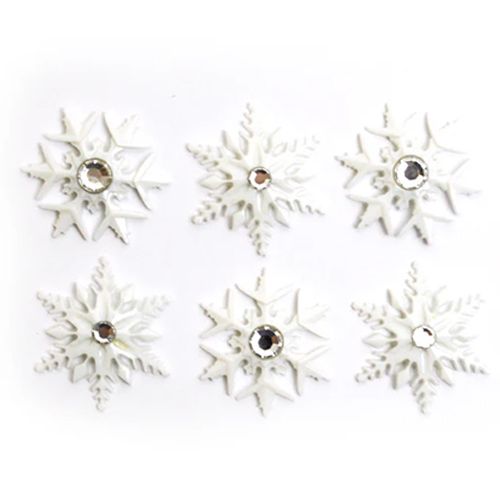 Creative Button Pack - Fancy Snowflakes