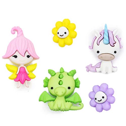 Creative Button Pack - Fairies Welcome