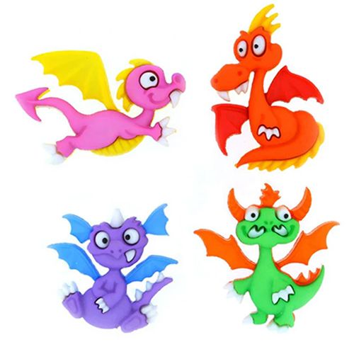 Creative Button Pack - Dragon Tale
