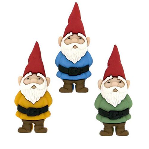 Creative Button Pack - Garden Gnomes