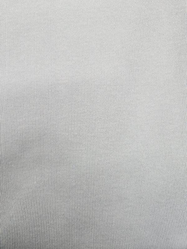 Light Grey Ribbing Fabric Remnant 5m Total x 110cm Wide Tube