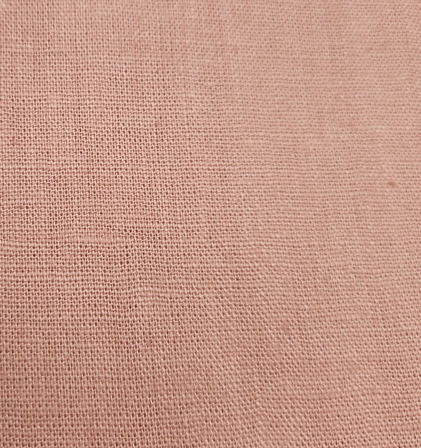 Pink Apricot Linen Fabric Remnant 4m Total