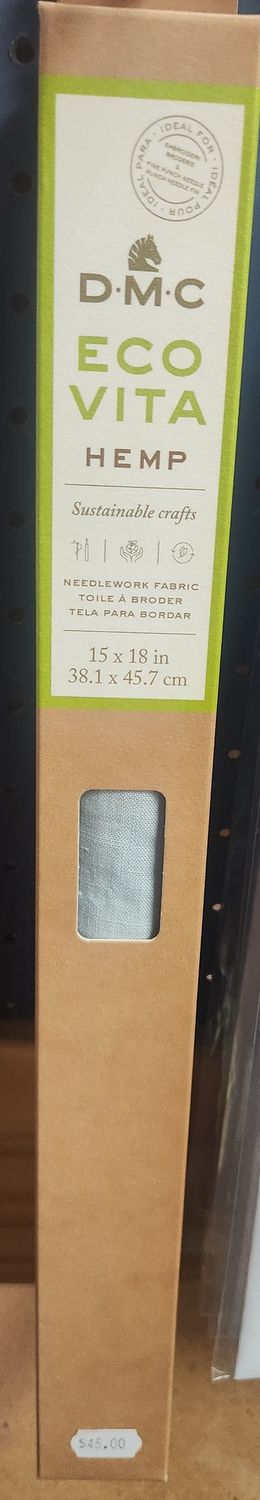 DMC Eco Vita Hemp 38cm x 45cm Needlework Fabric